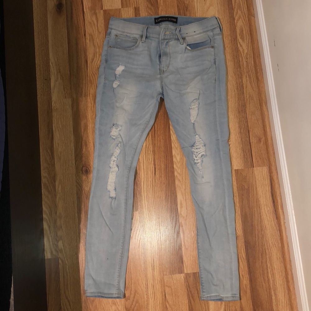 Express light washed jeans